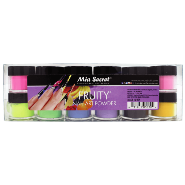 FRUITY ACRYLIC NAIL ART POWDER COLLECTION 1/4 OZ