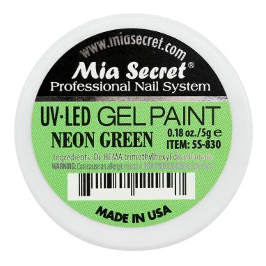 UV-LED / NEON GREEN / GEL PAINT