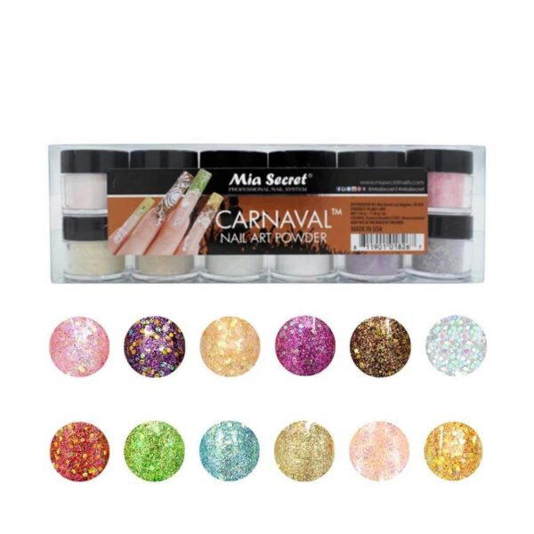 CARNAVAL ACRYLIC NAIL ART POWDER COLLECTION